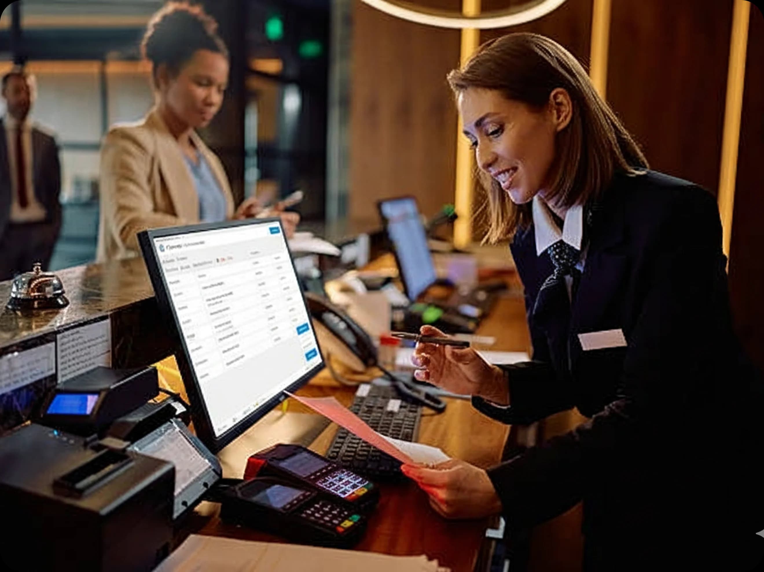 Team managing online and in-store orders from one dashboard