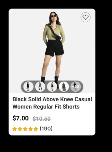 Women's casual shorts